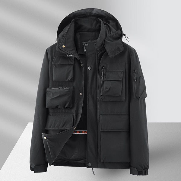 Men's Multi-Pocket Waterproof Outdoor Leisure Jacket